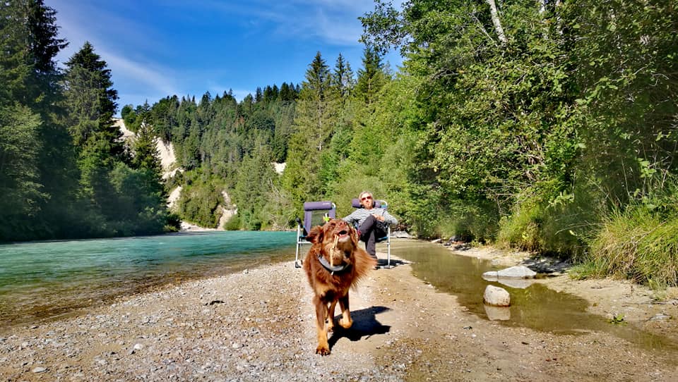 Frühstück an der Isar