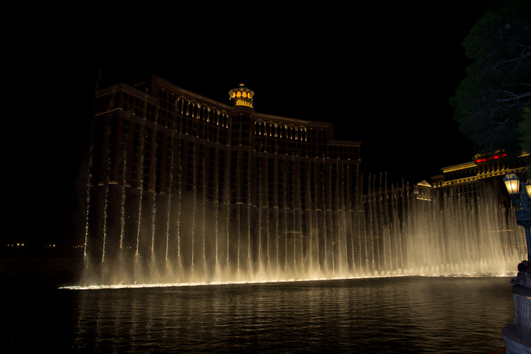 Famous Bellagio Fountain Show